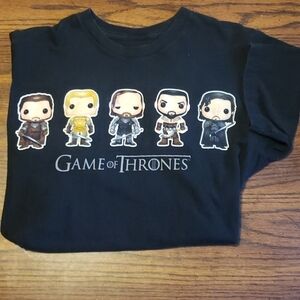 3/$20 Game of Thrones Black Character Shirt